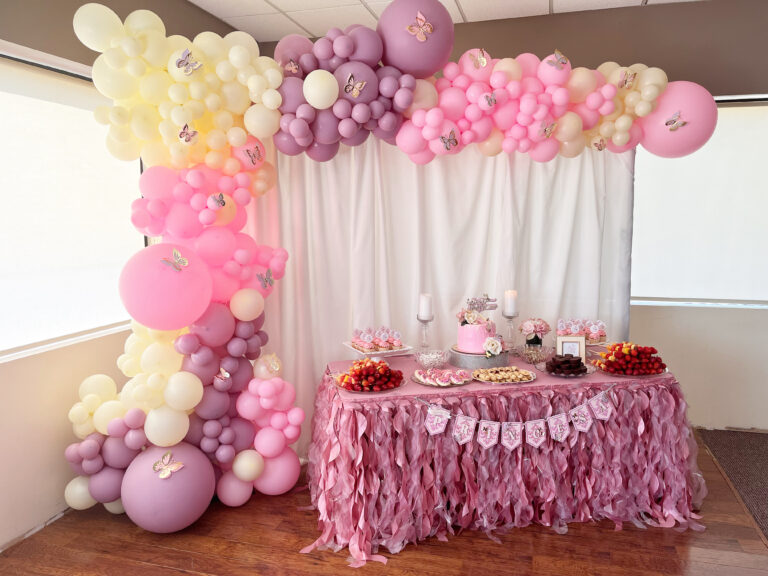 Pink pastels balloons